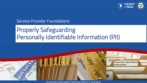 Title Slide of Properly Safeguarding Personally Identifiable Information